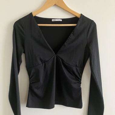 Black Long Sleeve Top