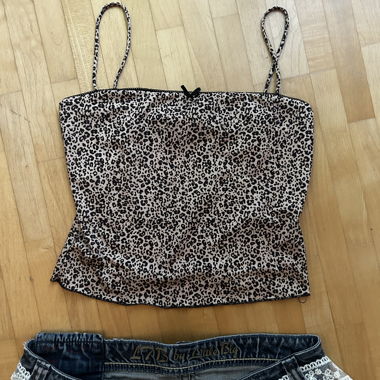Top leopardato Bershka