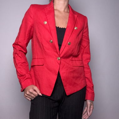 Red Blazer by Mango Suit