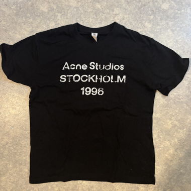 Black Acne Studios T-Shirt L