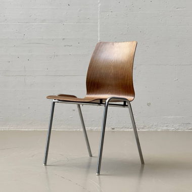 4 chaises en bois de Pagholz « Kilo » avec coque en Lignarit