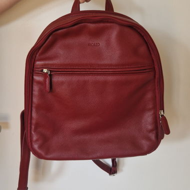 Picard Red Leather Backpack