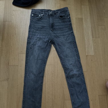 Skinny jeans grau
