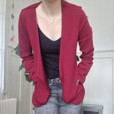 Bordeaux-roter Blazer