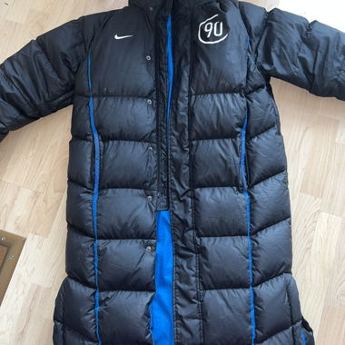 Manteau doudoune Nike noir/bleu