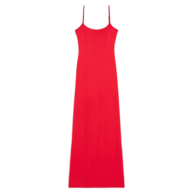 Bershka Red Maxi Dress