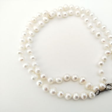 Freshwater Pearl Necklace with 925 Silver Clasp