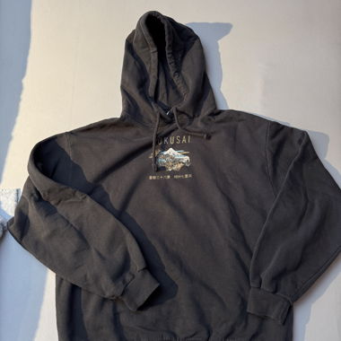 Sweat Pull&Bear Hokusai marron