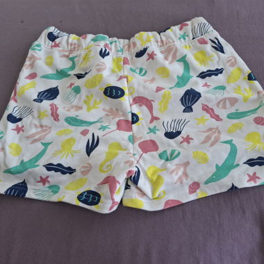 Kinder Shorts Meerestier-Muster
