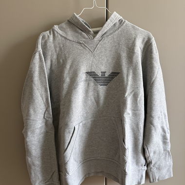 Graues Sweatshirt von Armani – Größe 14 Jahre