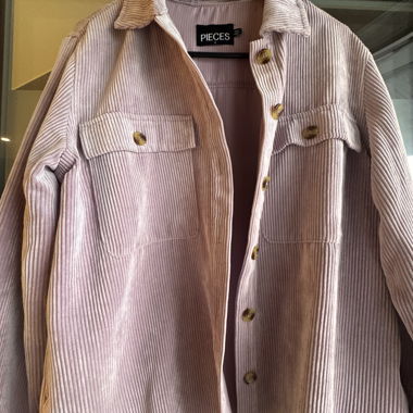 Pieces Cord Jacket Lilac