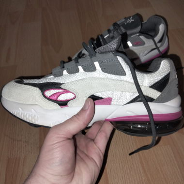 Puma - Cell Venom Trainers ( White/Fucsia/Purple)
