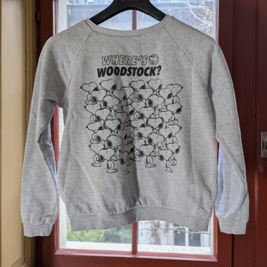 Peanuts Snoopy "Where's Woodstock?" Sweatshirt S