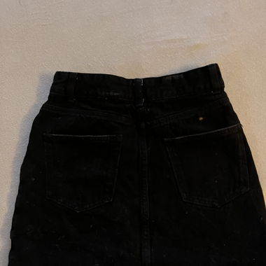 Jupe en jeans noir
