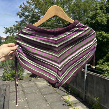 Striped Knit Shorts Häkelshorts Pull&Bear