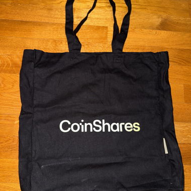 CoinShares tote bag