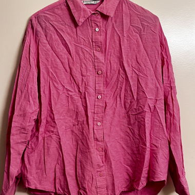 Chemise rose pour femme