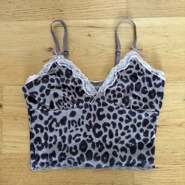 Top con stampa leopard S