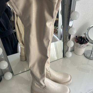 Bottes d’automne beige