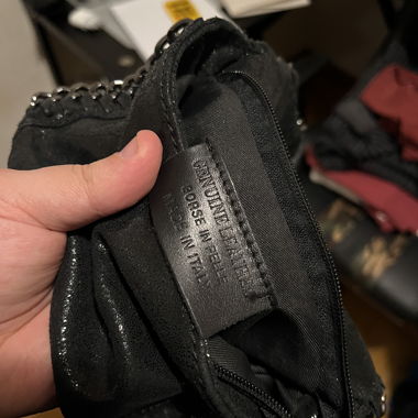 Borsa a tracolla italiana in pelle vera, perfetta ora!