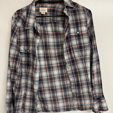Blouse à carreaux grise Levis taille S