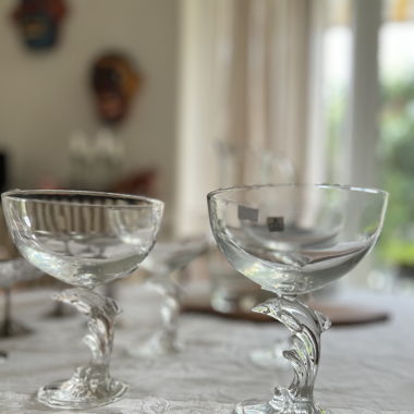 4 Vintage GLÄSER LUMINARC 1990 Glas
