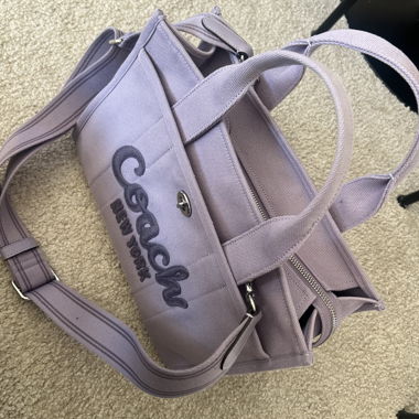 Borsa tote Coach Lilac / Purple Cargo