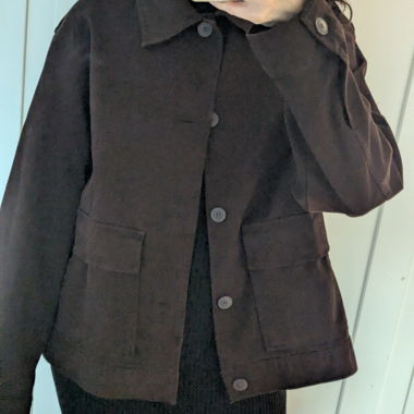 ZARA brown cotton jacket Size M