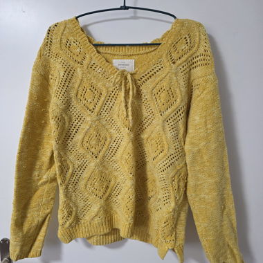 Springfield gelber Strickpullover S