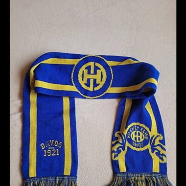 Hockey Club Davos Fan Scarf blue-yellow