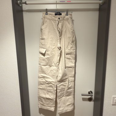 Pantaloni cargo Hollister beige w24R