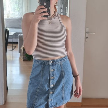 Jeans Minirock