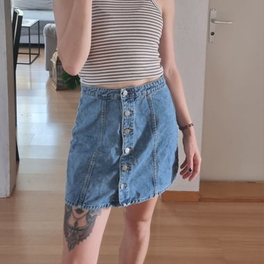 Jeans Minirock
