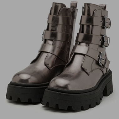 Stivaletti Even&Odds *gunmetal colored* 