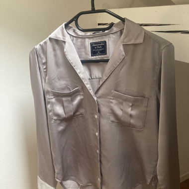 Abercrombie & Fitch Satinbluse XS