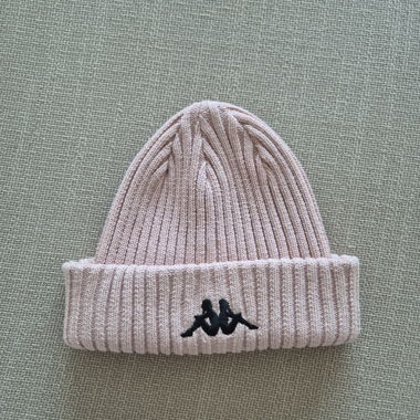 Pink Kappa cotton beanie