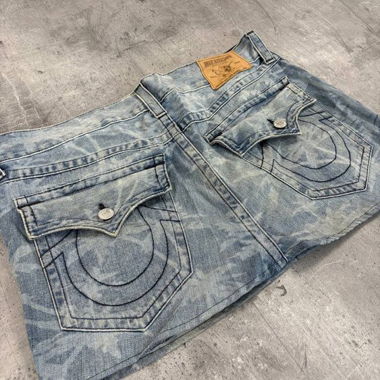 Gonna in denim True Religion vintage (XL)