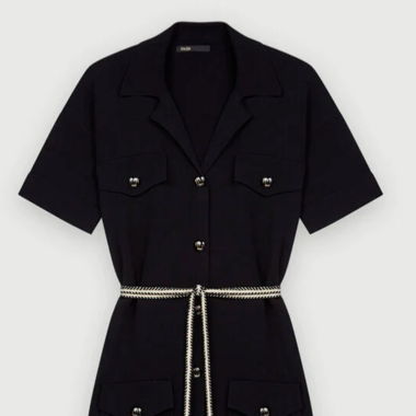 Robe noir Maje état neuf