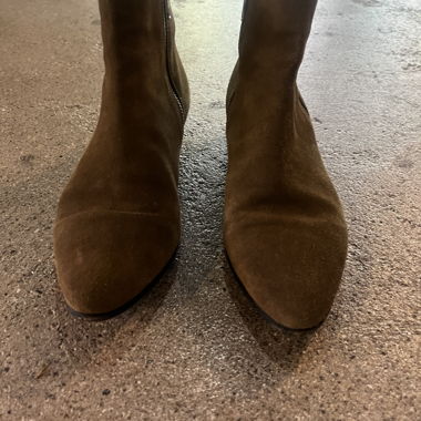 Brown Isabel Marant Suede Ankle Boots