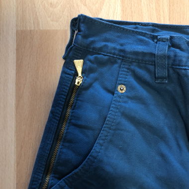 Vintage Freizeithose mit Reissverschlüssen
