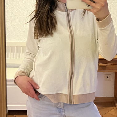 velvet jacket / jacke mit samt stoff