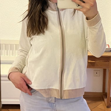 velvet jacket / jacke mit samt stoff