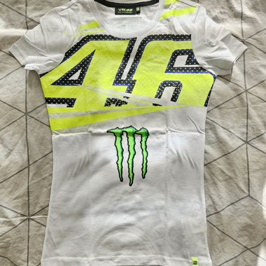 VR46 Monster Energy T-shirt white S