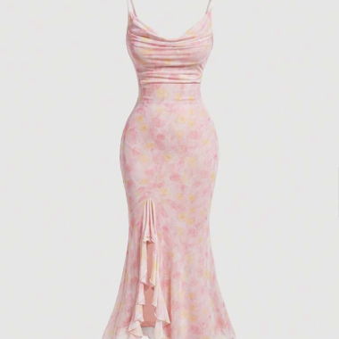 Pink summer dress