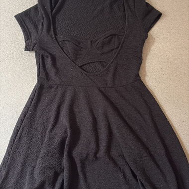 Vestito corto nero ROMWE strutturato L