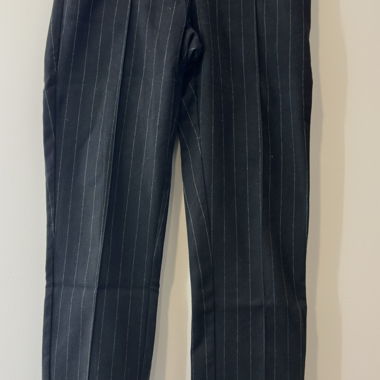 Business trousers 7/8, fabric, pinstripe