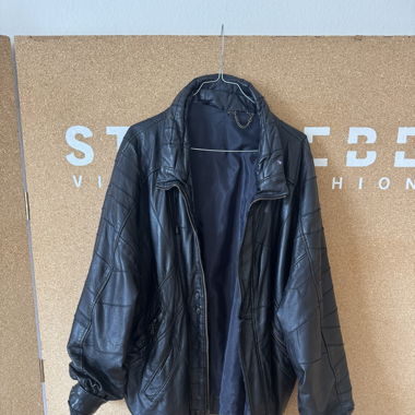 Oversize Vintage Lederjacke 