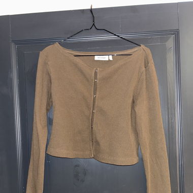 Weekday Strickjacke braun