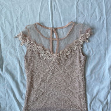 “Caterpillar” lace top 