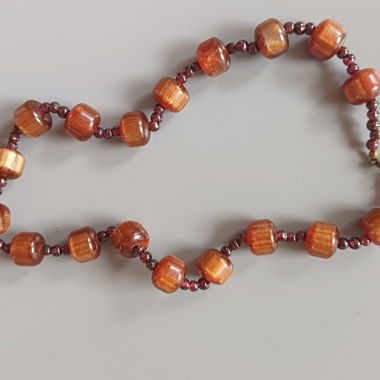 Brown Beaded Necklace